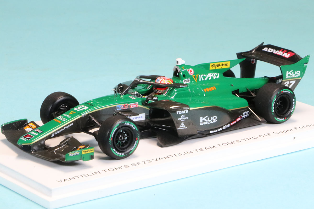 スパーク 1/43 VANTELIN TOM'S SF23 No.37 TRD 01F スーパーフォー