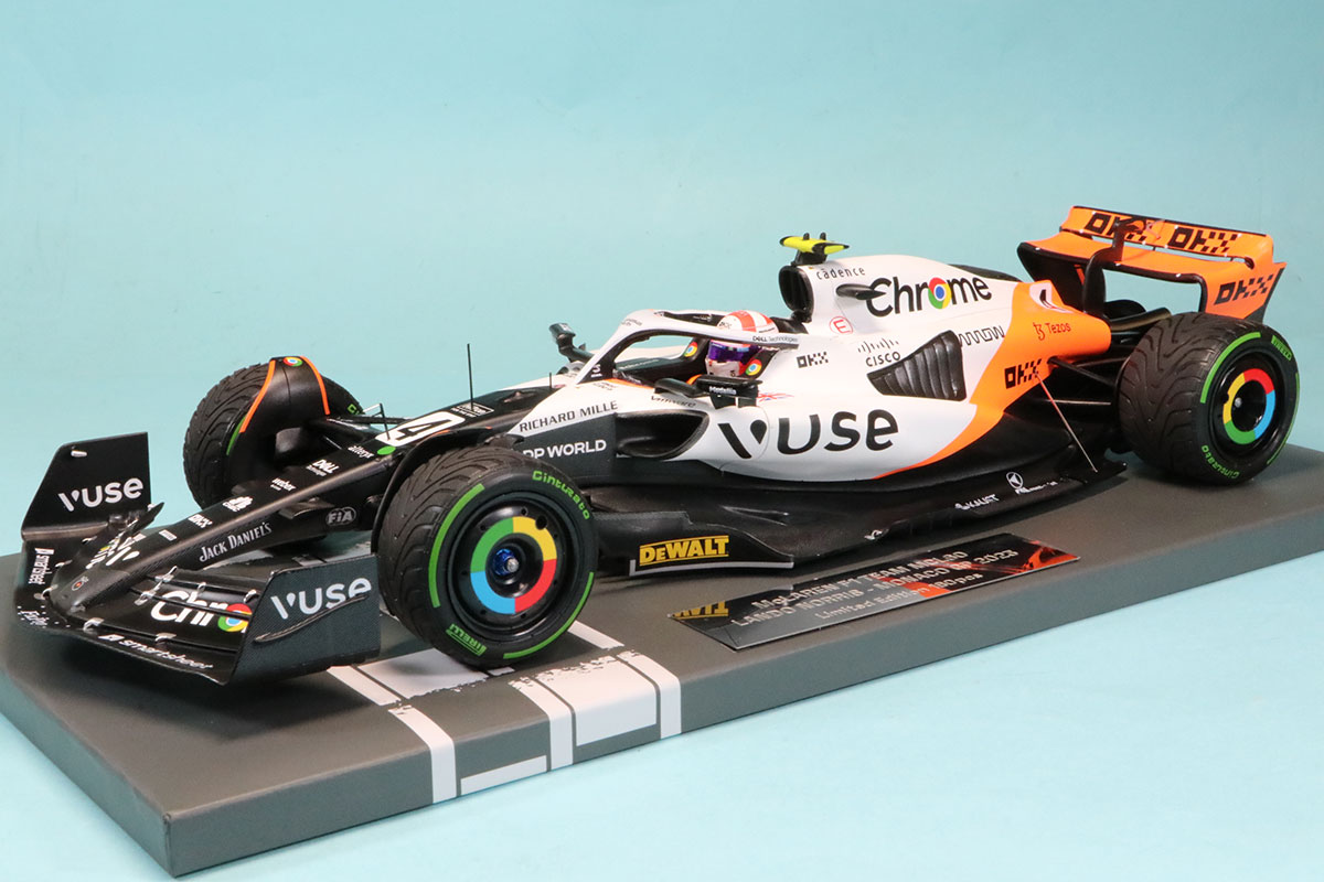 ミニチャンプス 1/18 マクラーレン MCL60 モナコGP 2023 L.ノリス