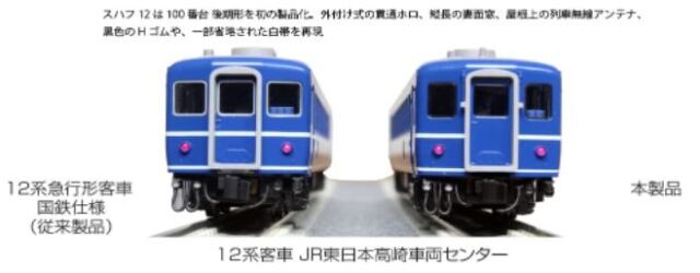 KATO カトー12系客車JR東日本高崎車両センター7両セット 10-1720