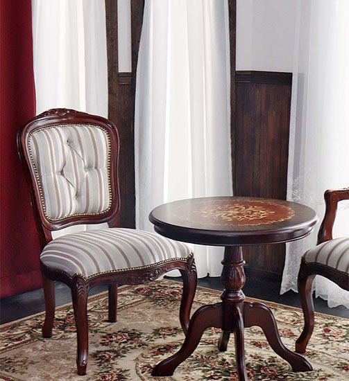 フランスアンティークアームソファ/サロンチェア/猫脚椅子イス(90-177