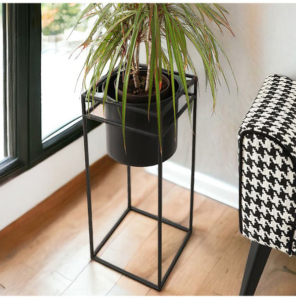 おしゃれなガーデニングファニチャー アイアン製 スクエアスタンド