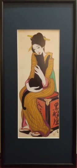 竹久夢二の代表作「黒船屋」の複製は夢二ショップで