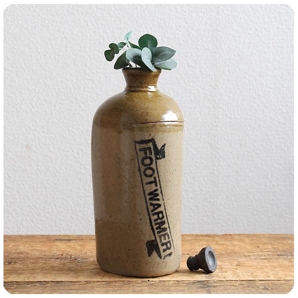 イギリス アンティーク ガラスボトルペア/2本セット/ブロカント/薬瓶