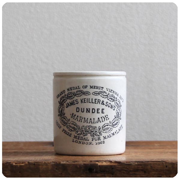 イギリス アンティーク DUNDEE マーマレードジャー/ダンディーポット