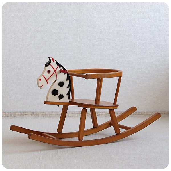 イギリス ヴィンテージ ロッキングホース/木馬/店舗什器/トイ/ベビー
