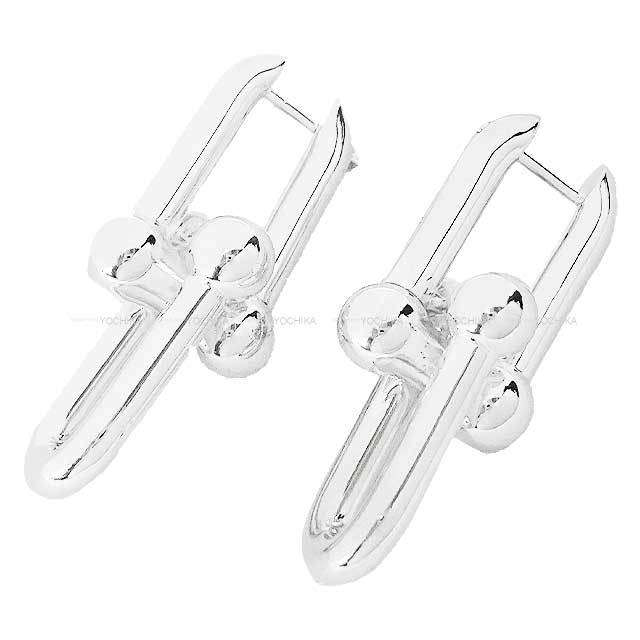 TIFFANY&Co. ティファニー ピアス ハードウェア ラージリンク シルバー