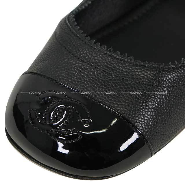 CHANEL シャネル バレエシューズ フラット ココマーク メリージェーン