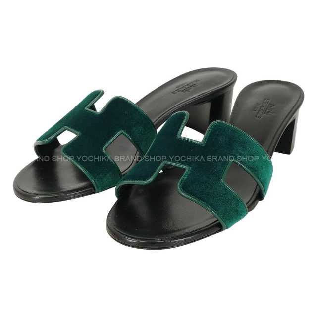 HERMES エルメス サンダル オアジス ヴェールフォンセ/黒 (ブラック