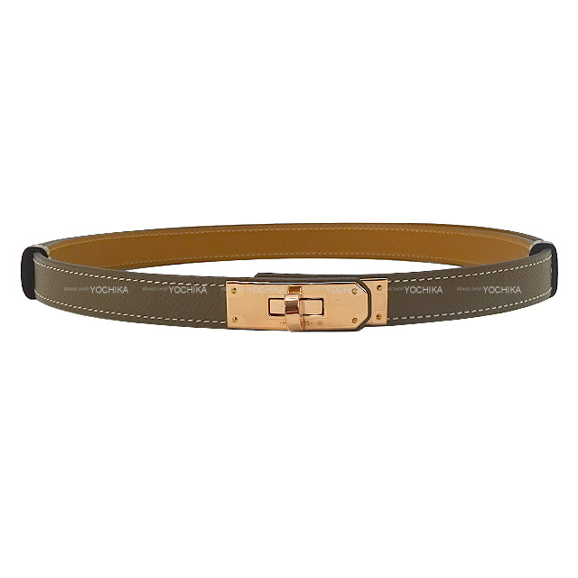 HERMES エルメス ベルト ベルト ケリー 18 エトープ (エトゥープ