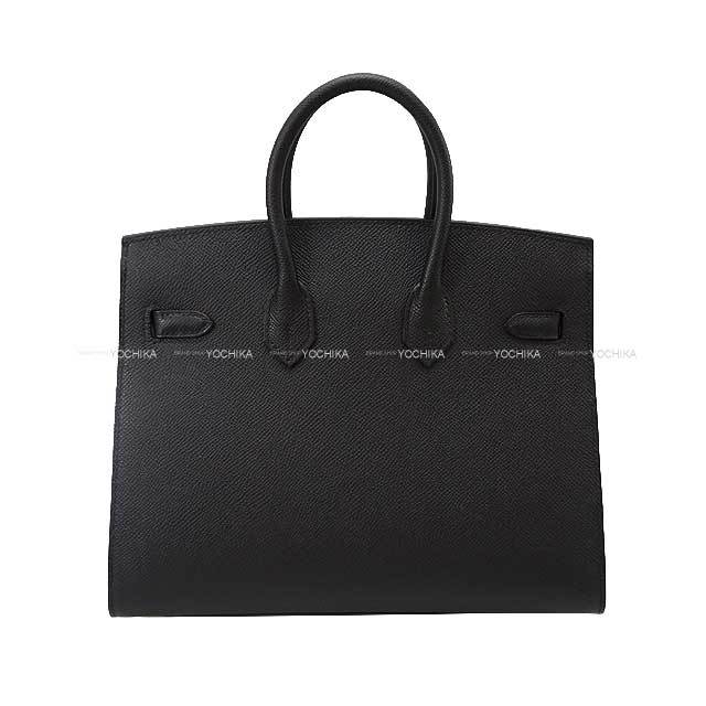HERMES エルメス ハンドバッグ バーキン25 セリエ 外縫い 黒 (ブラック