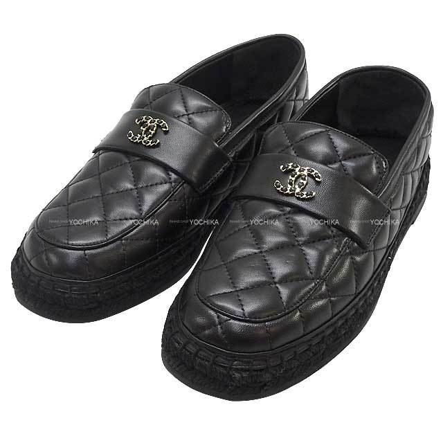 2023年 秋冬 新作 CHANEL シャネル ローファー エスパドリーユ ココ