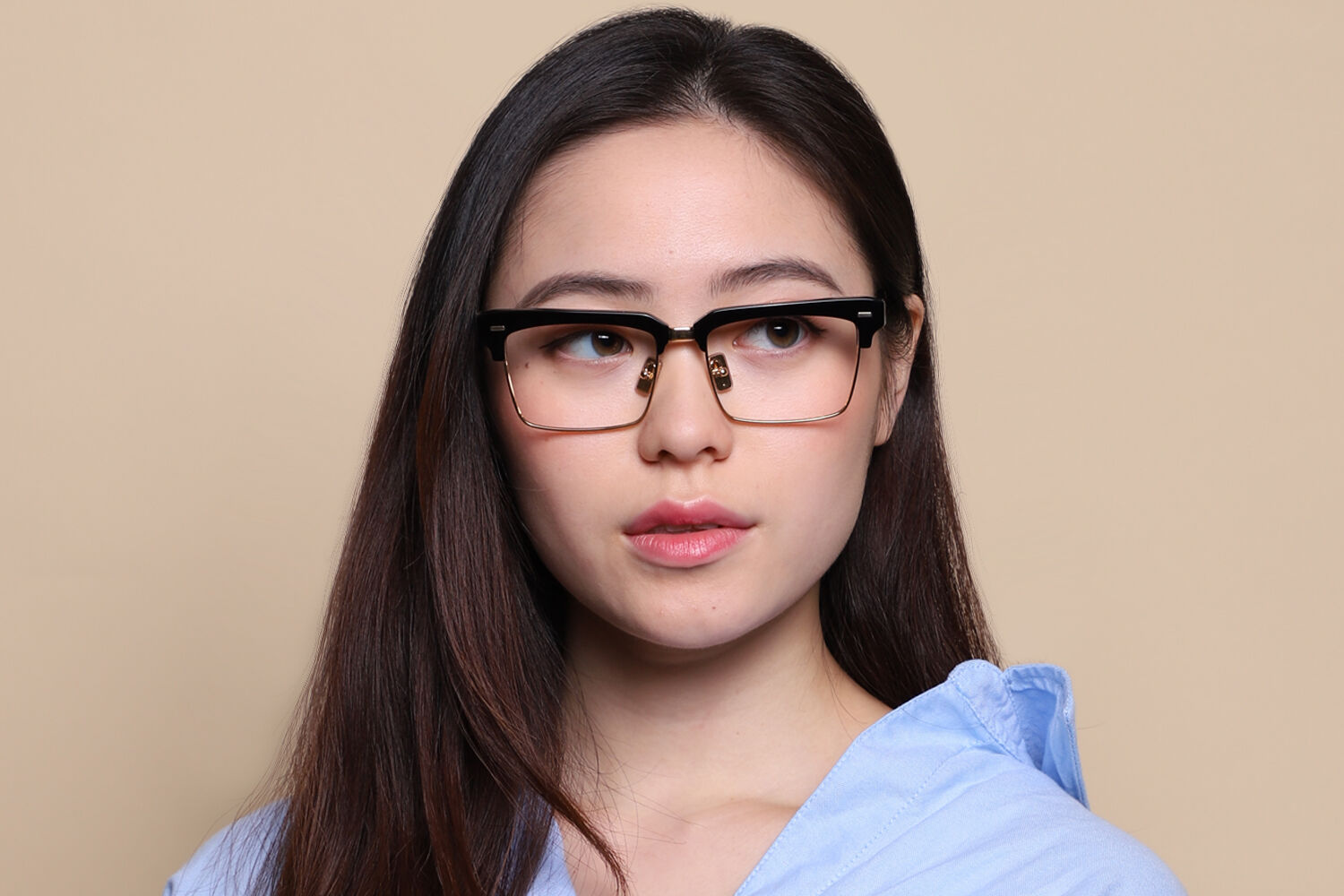 Miu Miu MU11XV 16K1O1 Black/Gold 眼鏡 | SmartBuyGlasses 日本