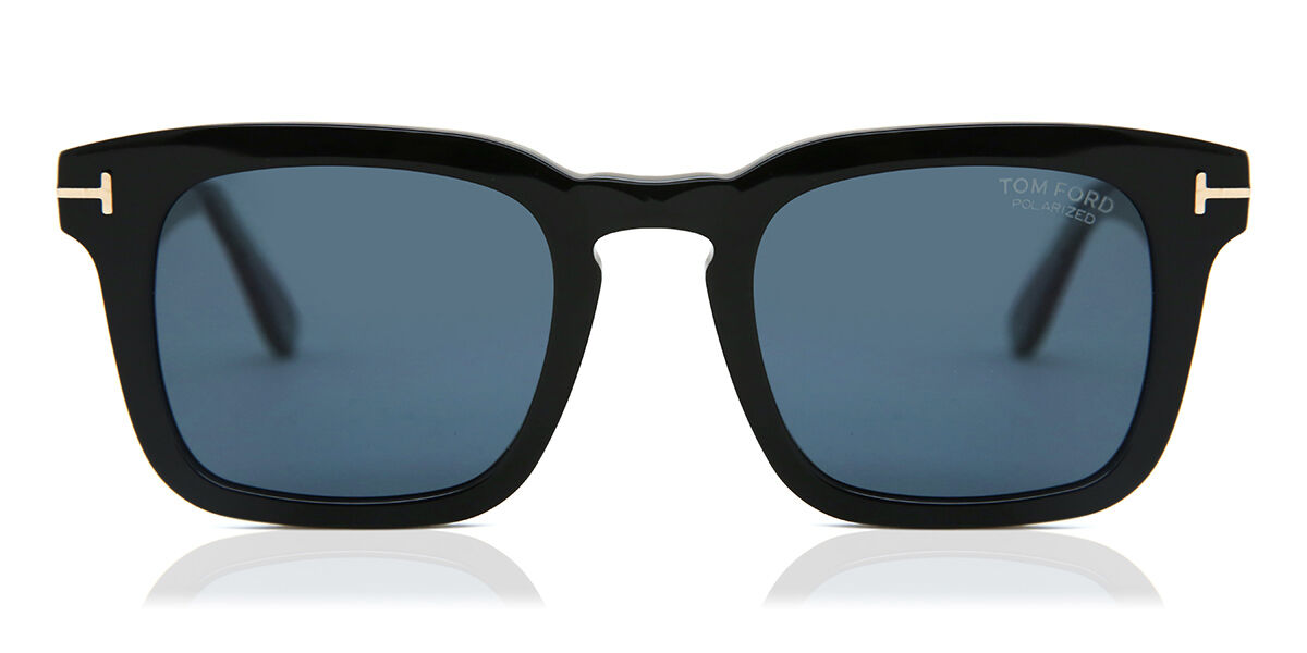 Tom Ford FT0751 DAX 01V スクエア Shiny Black サングラス