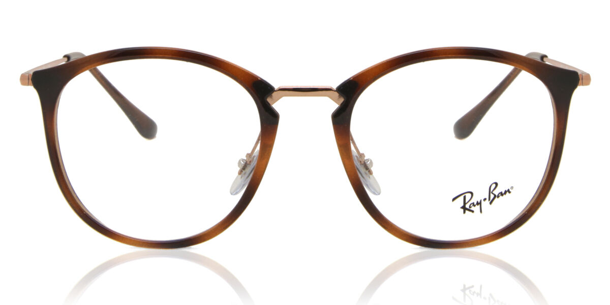 Ray-Ban RX7140 5687 Stripped Havana Eyeglasses | SmartBuyGlasses US