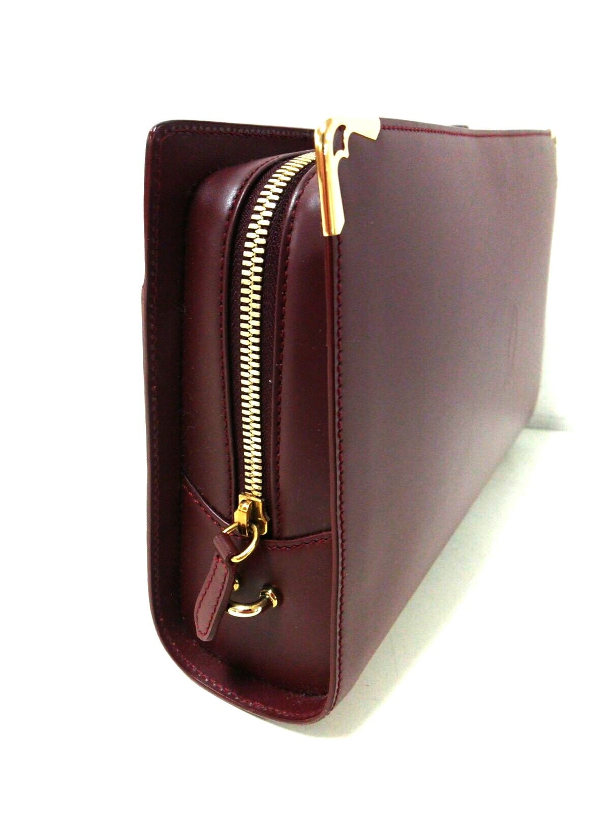 カルティエ/セカンドバッグ/マストライン/ボルドー/レザー/型番