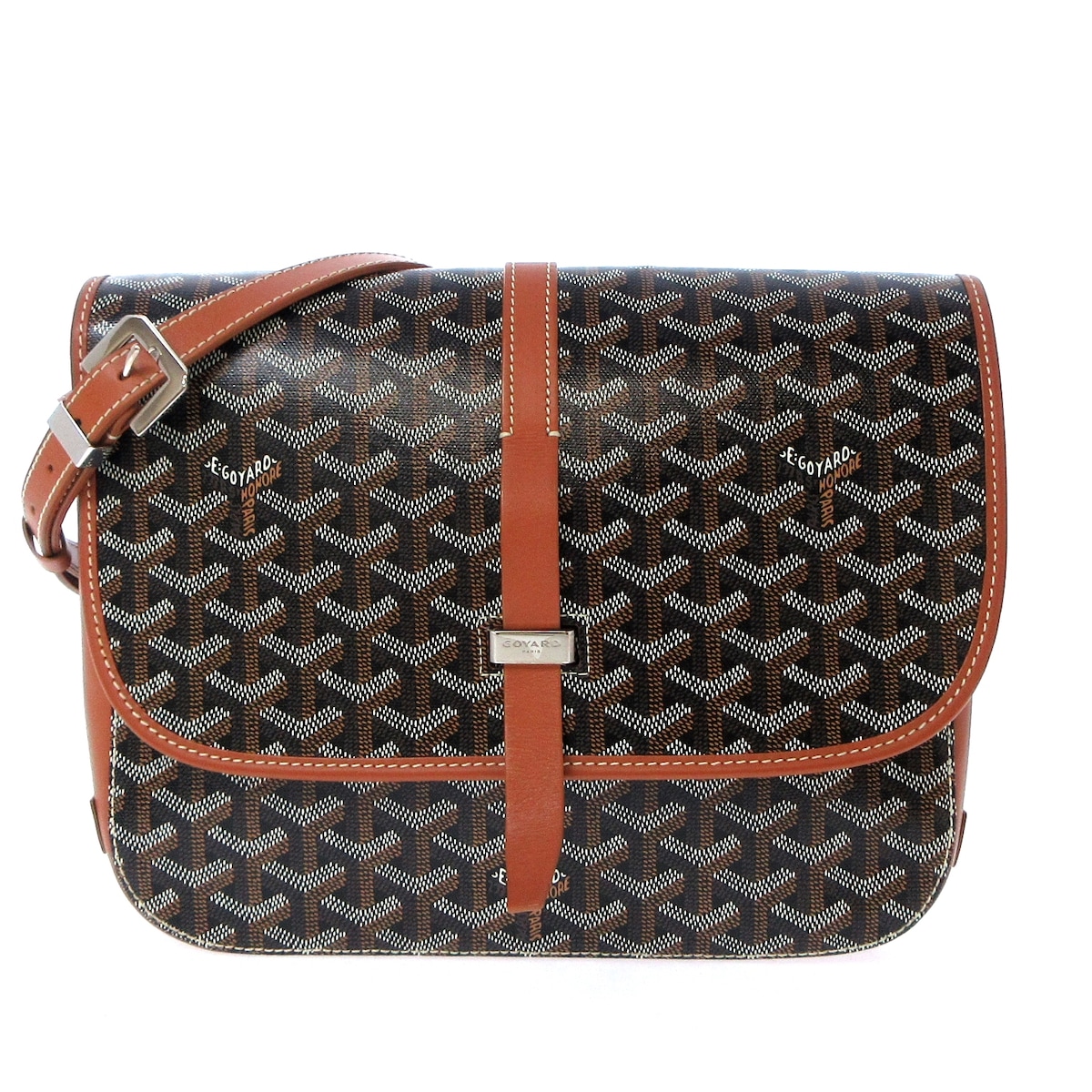 ゴヤール/ショルダーバッグ/ベルヴェデール2 MM/ブラウン×黒