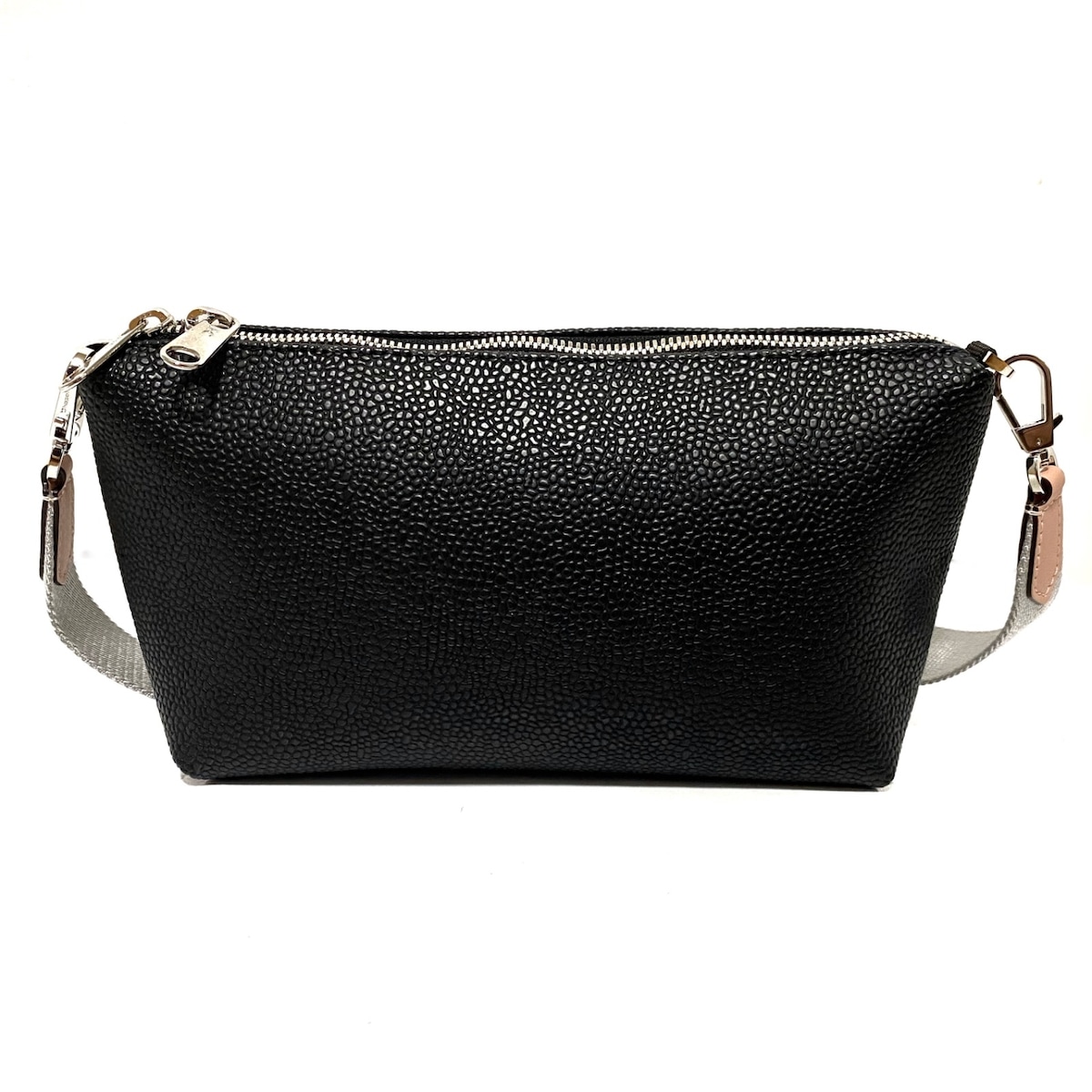 エルベシャプリエ/ショルダーバッグ/リュクススクエアポーチ/黒/PVC