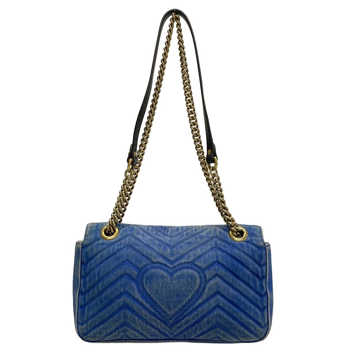 グッチ/ショルダーバッグ/GGマーモント キルティング スモール