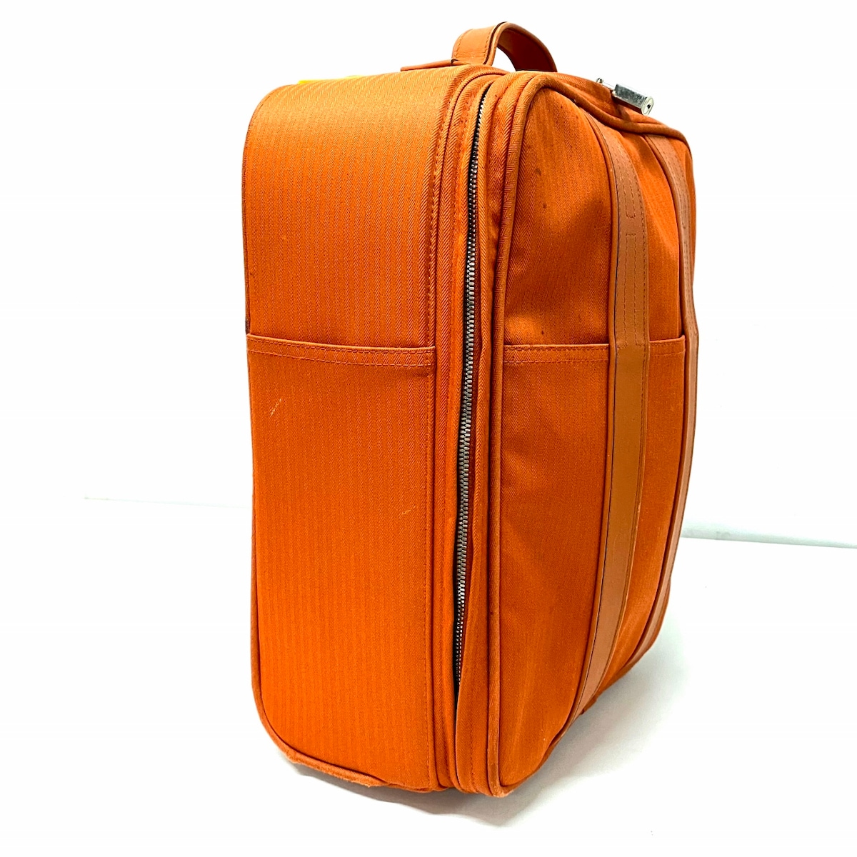 エルメス/キャリーバッグ/アカプルコキャビンミニ/オレンジ/トワル