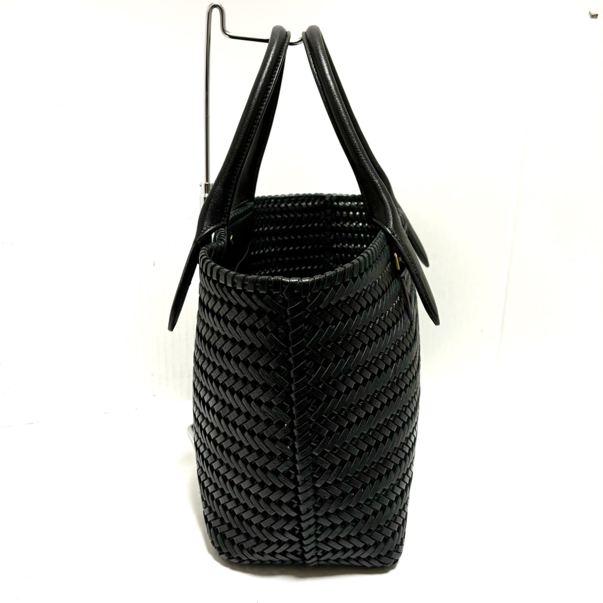 アニヤハインドマーチ/トートバッグ/ニーソントート/黒/レザーの買取