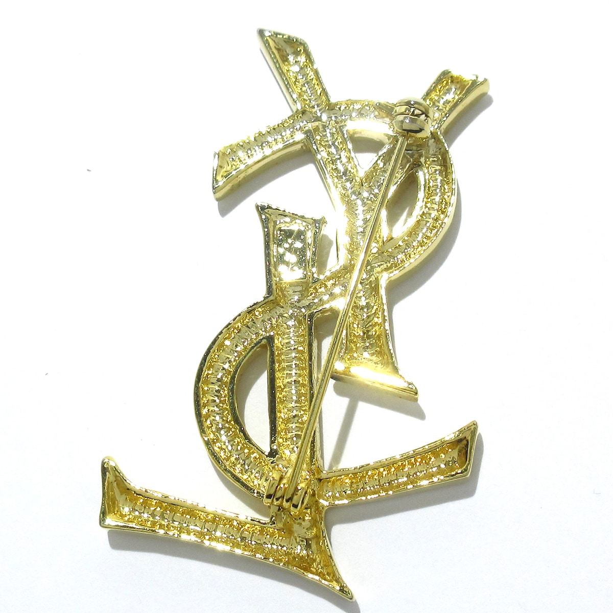 イヴサンローラン/ブローチ/ゴールド/ロゴの買取実績【ブランディア】