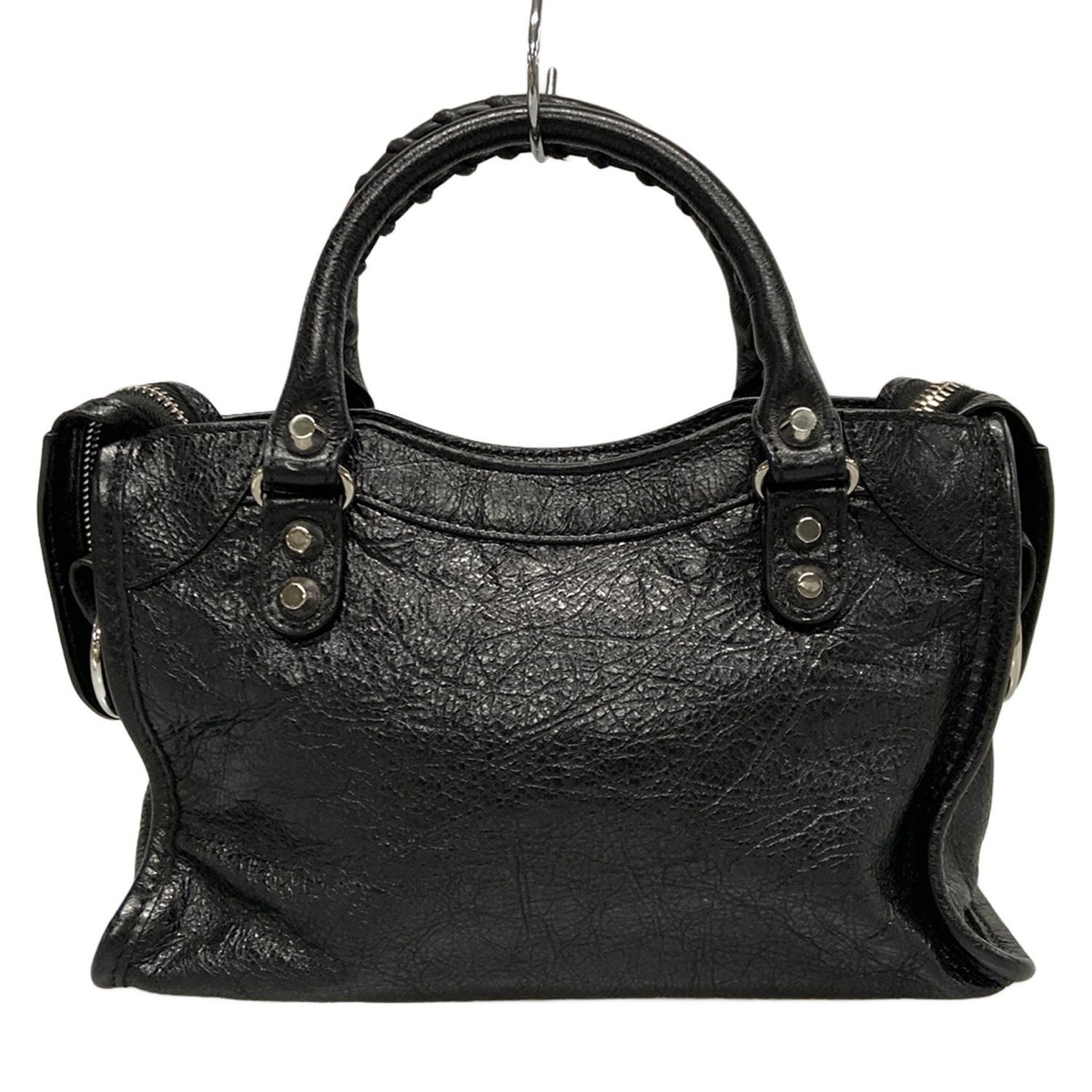バレンシアガ/ハンドバッグ/クラシックミニシティ/黒/レザー/型番