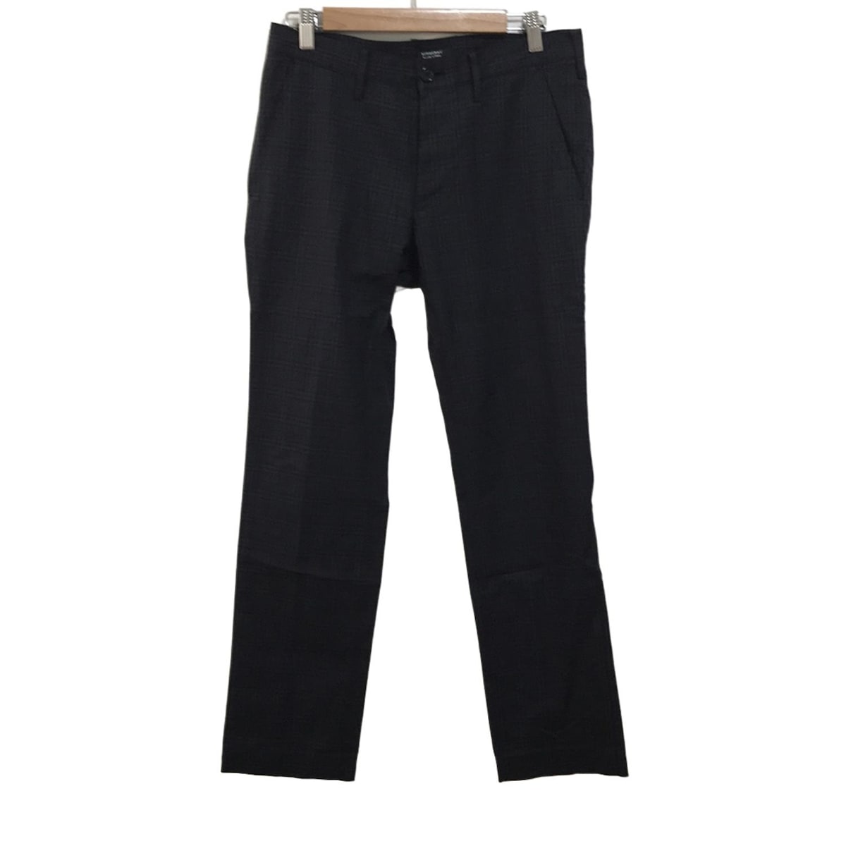 バーバリーブラックレーベル パンツ サイズ73 メンズ - ネイビー×黒