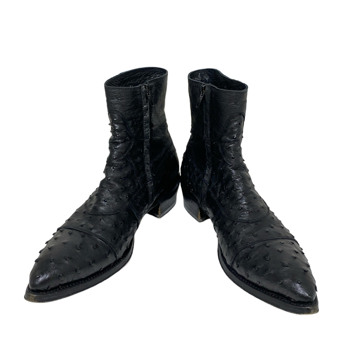 gianni barbato(ジャンニバルバート) ショートブーツ 40 - 黒