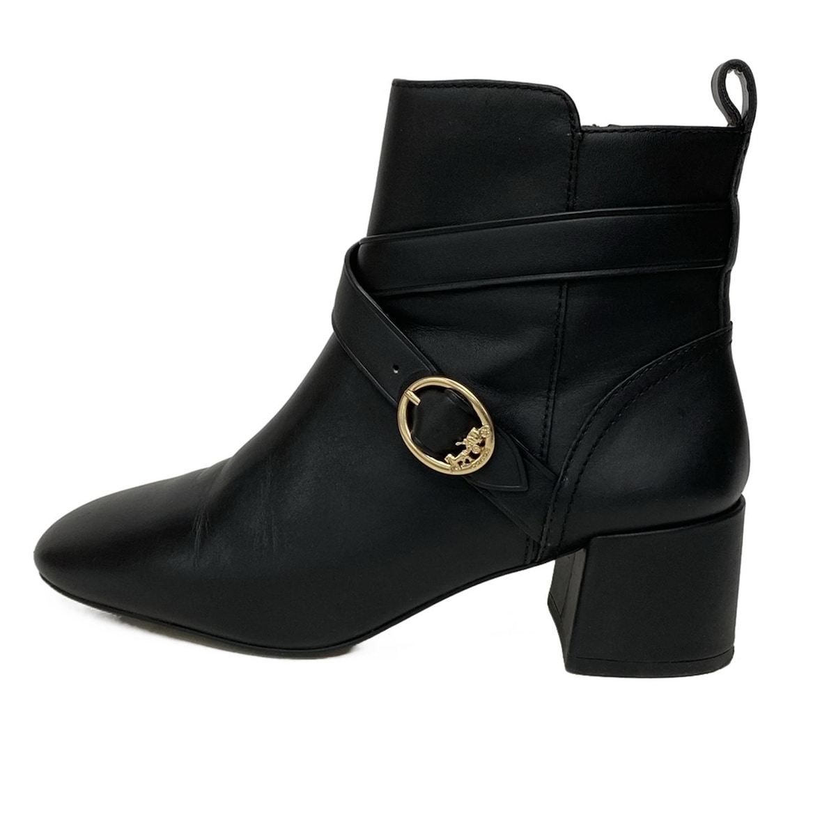 COACH(コーチ) ショートブーツ 7C レディース - 黒 レザー（19278092