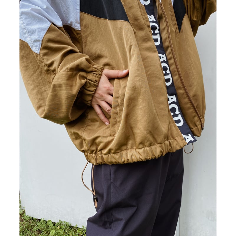 BLACK WEIRDOS「Nylon Track JKT(Motocross)」brown.