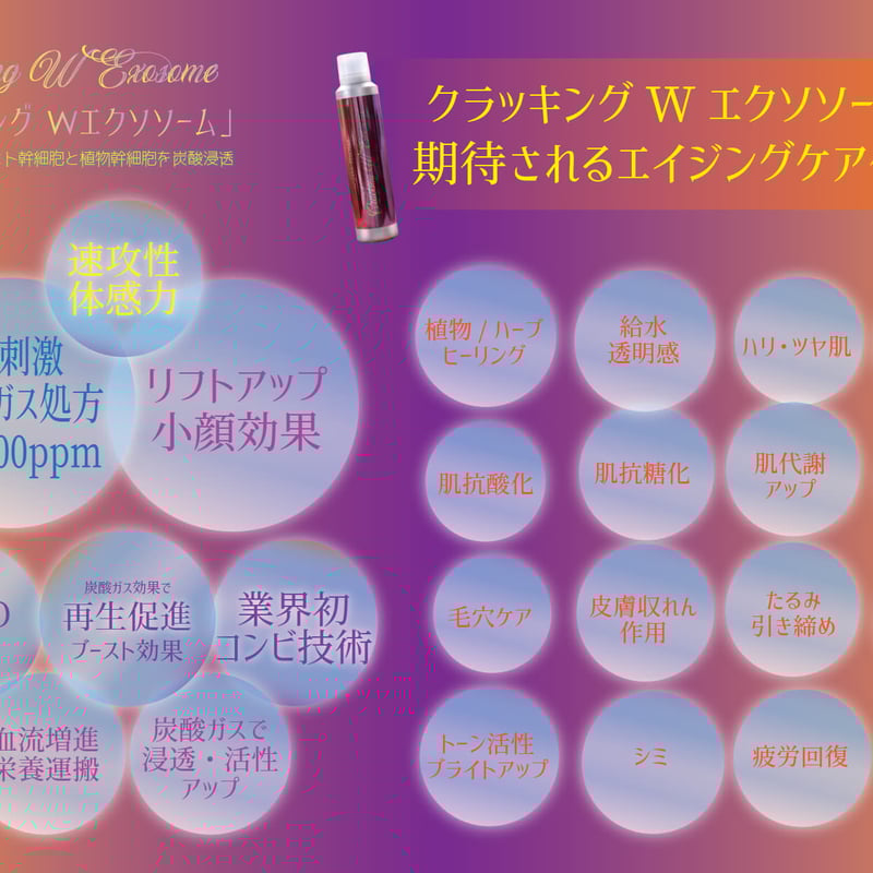 クラッキングWエクソソーム 〈2025/5/5リニューアル〉 | コスメメゾン