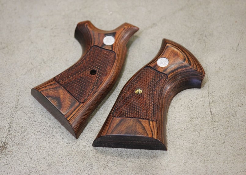 ウッドグリップ｜タナカワークス社製 S&W M19（Kフレーム・スクエア