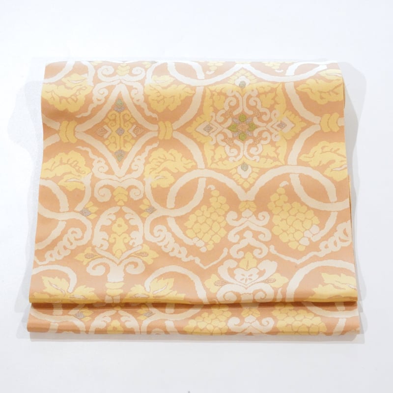 九寸帯（名古屋帯）「経錦織・葡萄唐草文様」 | MINOKO STORE