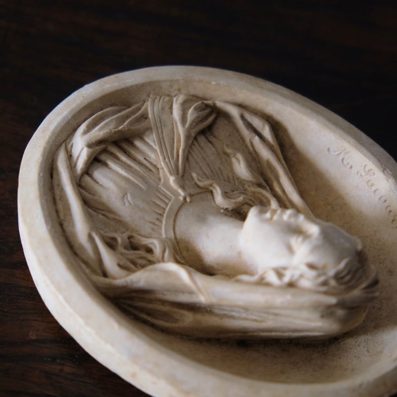 メダイヨン 聖母マリア フランス アンティーク 0501794 | jinen_antique