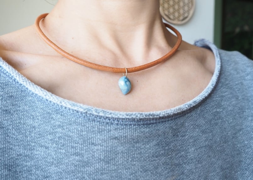 糸魚川青翡翠・ペンダント K10YG | mizunone