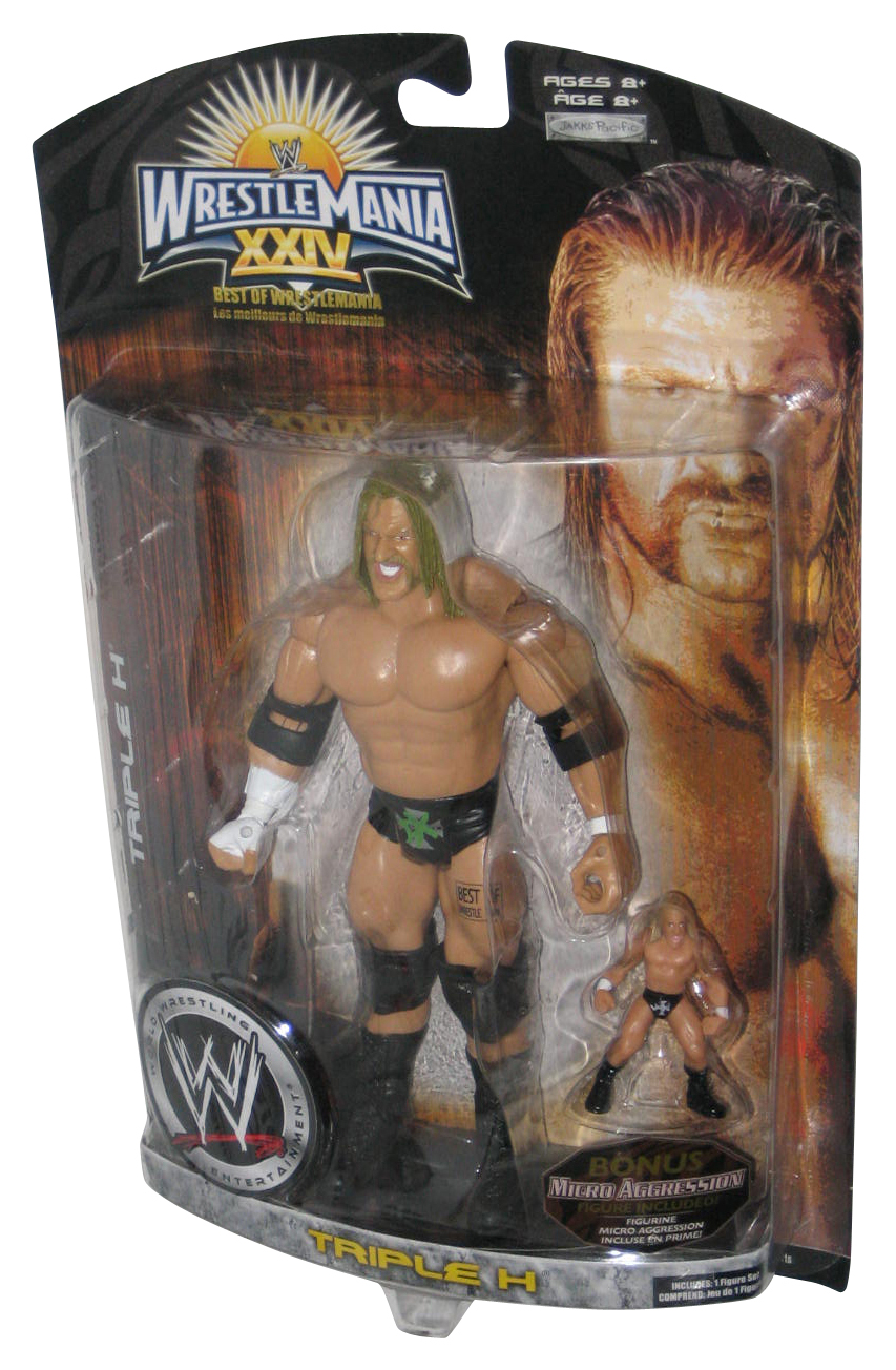 WWE Wrestling Triple H Wrestlemania XXIV (2008) Jakks Pacific