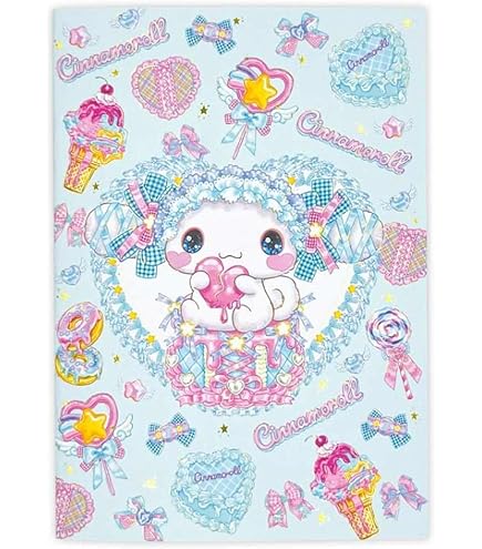 Amazon.co.jp: シナモロール たけいみき[横罫ノート]A5ノート/パステル