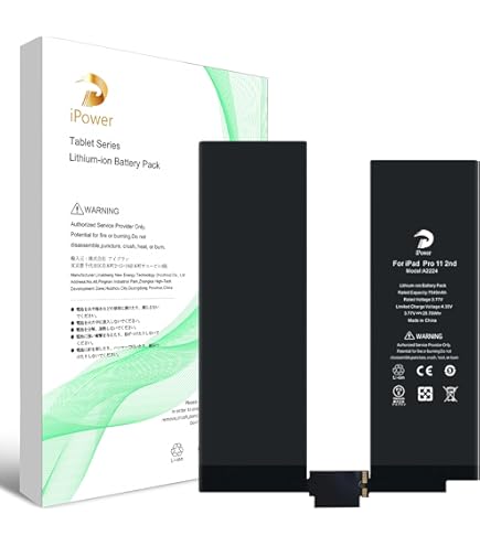 Amazon | iPower for iPad Pro 11 バッテリー交換 第1世代 容量7812mAh
