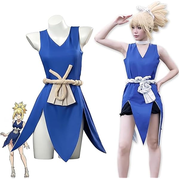 Amazon.co.jp: [BANBAS] Dr.STONE ルリ コスプレ衣装（ウィッグ，靴