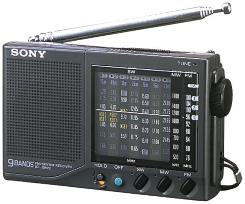 SONY FM/MW/SW1-7 World Band Receiver ICF-SW22 (JE) | Amazon price
