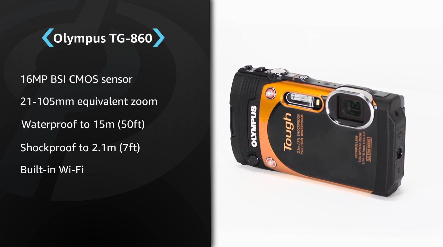 Amazon.com : OM SYSTEM Olympus TG-860 Tough Waterproof Digital