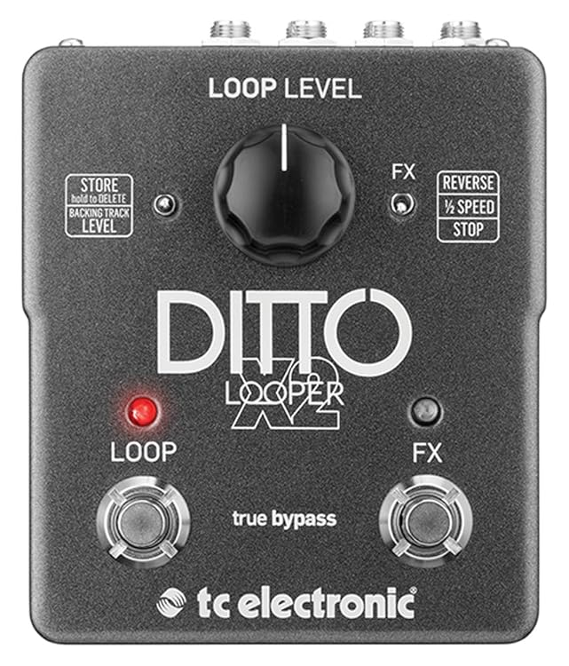 TC Electronic Ditto X2 Looper - ステレオ入出力に対応した「Ditto