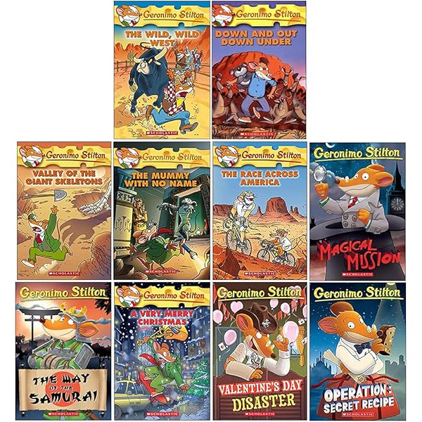 Geronimo Stilton 1-50 Complete Collection Series Set (Books 1-50