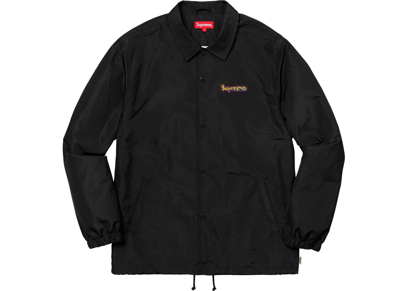 Supreme Gonz Logo Coaches Jacket Black Spring/Summer 2018