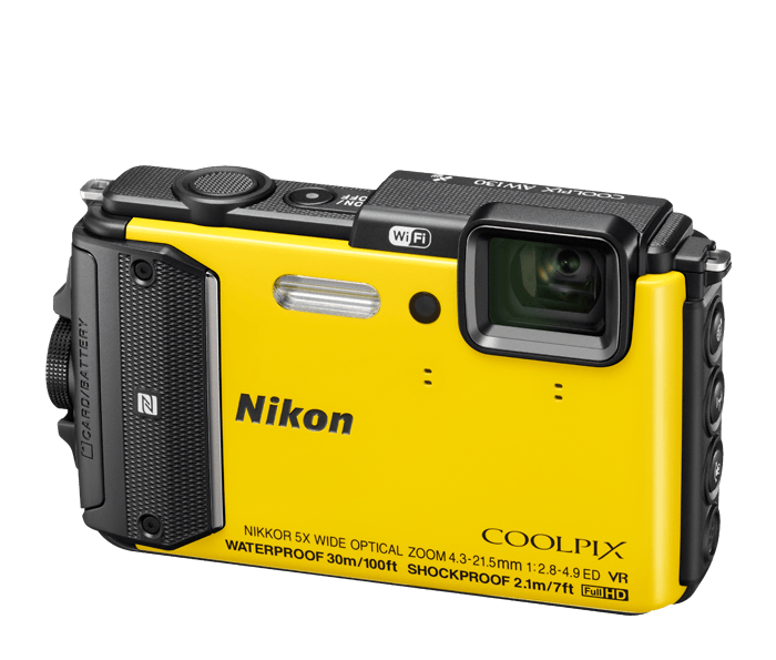 Nikon COOLPIX AW130 Yellow | Point & Shoot Cameras | Nikon USA
