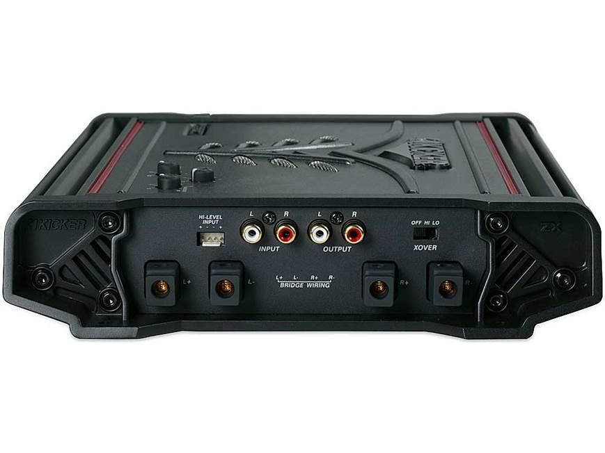 Kicker ZX250.2 2-channel car amplifier 85 watts RMS x 2 at Crutchfield