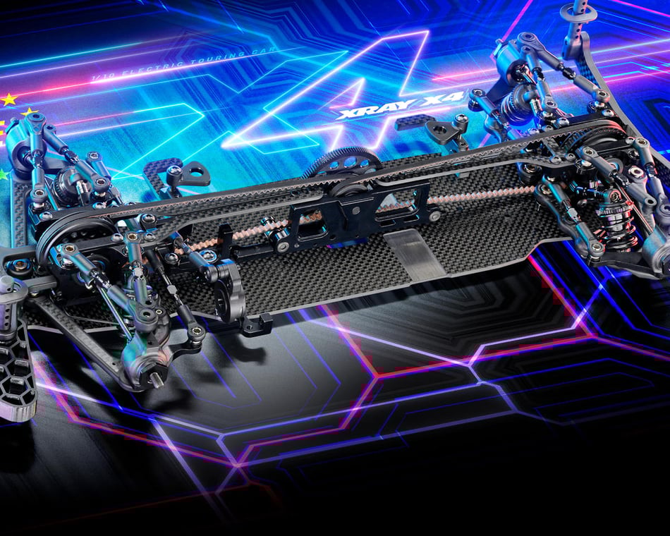 XRAY X4 2025 1/10 Electric AWD On-Road Touring Car Kit (Graphite