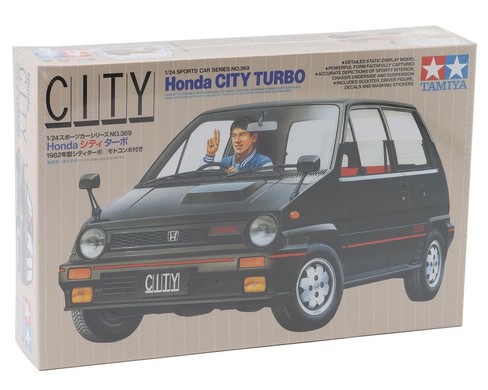 Tamiya 1/24 Scale Honda City Turbo Plastic Model Kit [TAM24369