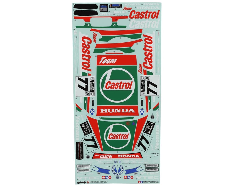 Tamiya Castrol Honda Civic VTi Body Set (Clear) [TAM51421] - HobbyTown