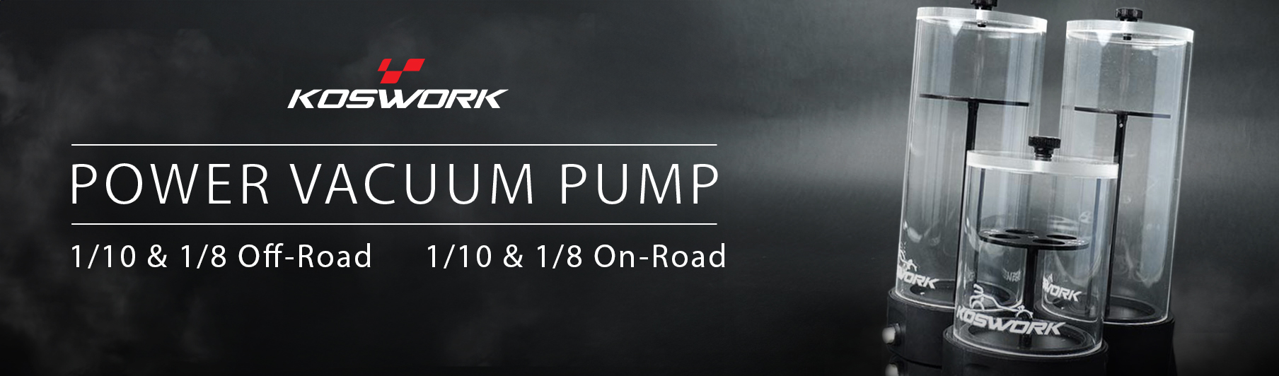 Koswork Off-Road 8.4V DC Shock Air Removal Vacuum Pump (1/10 & 1/8